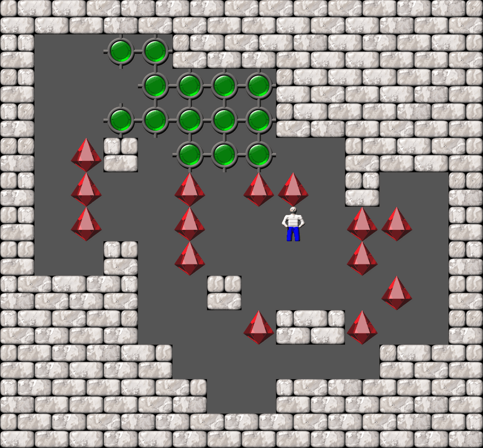 Сокобан More Bugs collections уровень 224